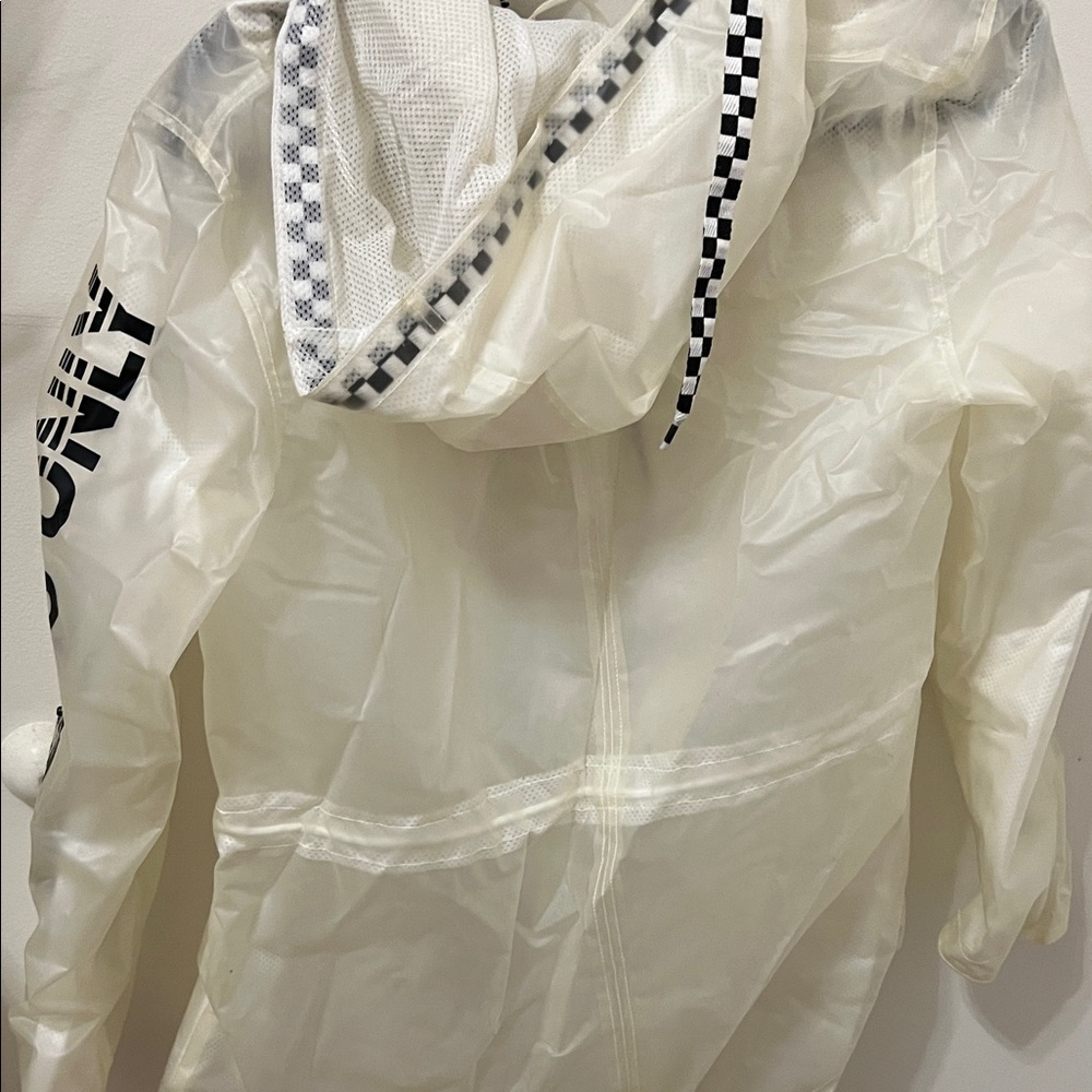 Members Only White Transparent Jacket - Picture 3 of 3